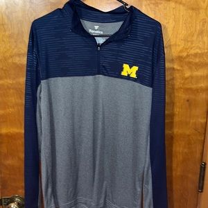 1/4 zip Michigan pull over